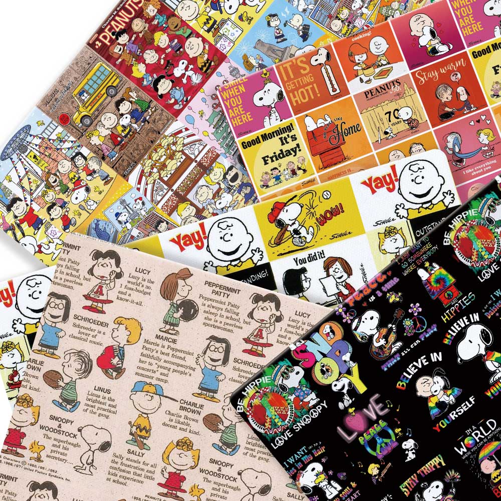 Textile For Sewing - TAKARA TOMY Snoopy fabric140x50CM Cartoon printed