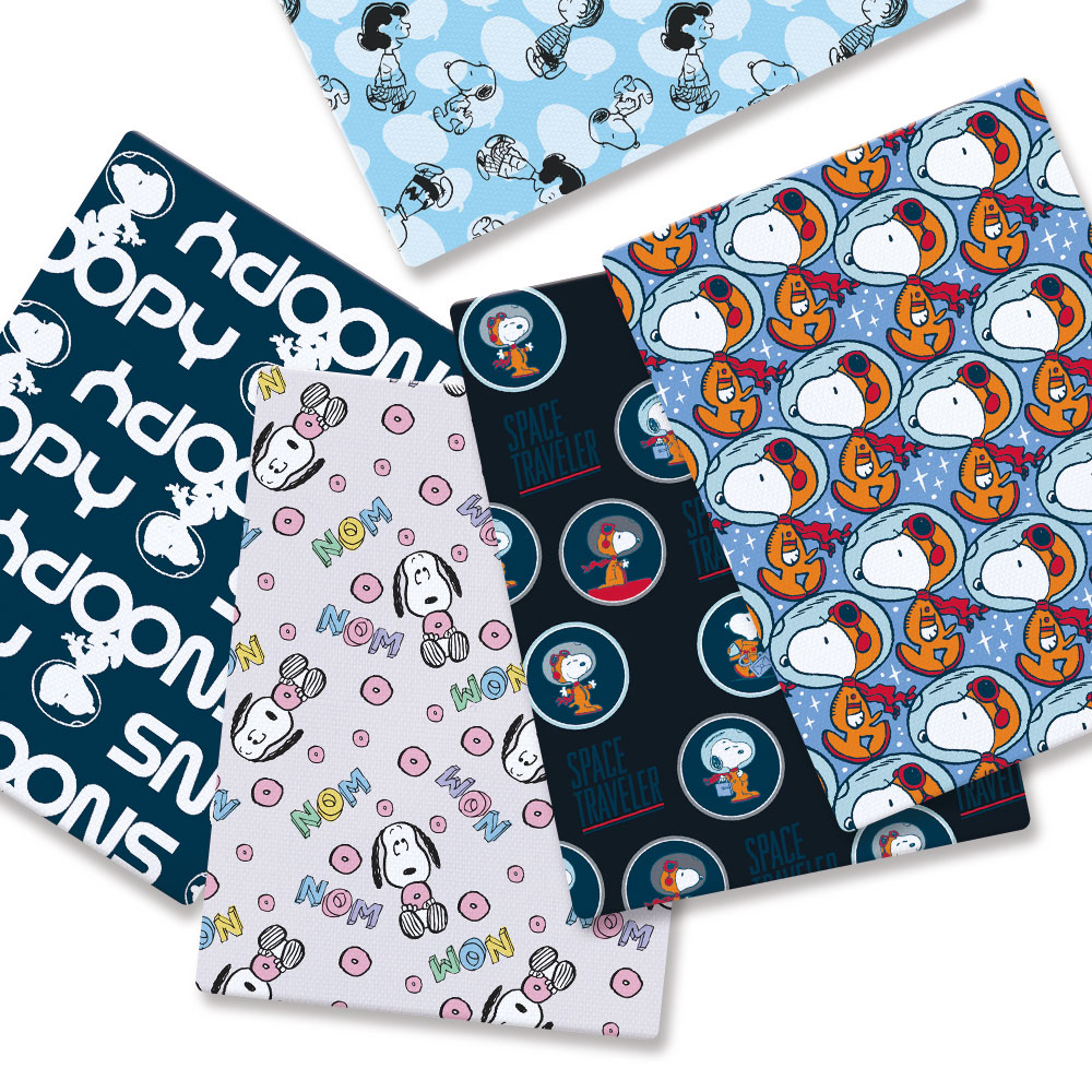 Textile For Sewing - TAKARA TOMY Snoopy fabric140CM Cartoon Polyester