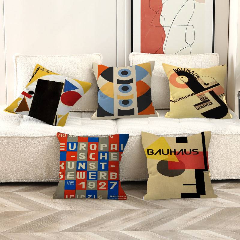 Century Textile & Sewing Supply - Century Modern Bauhaus Pillow Covers Cartoon