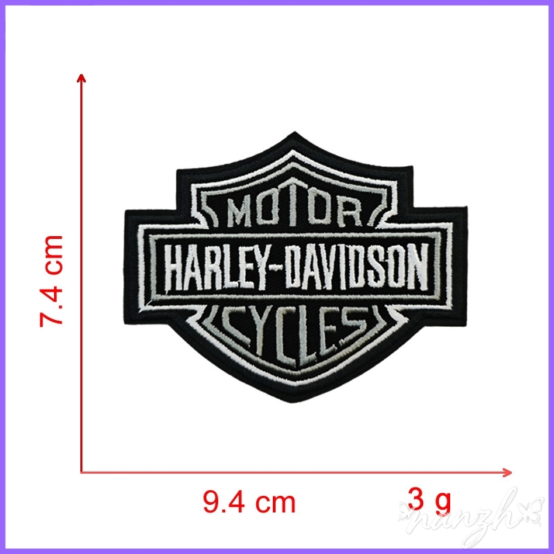 Velcro Sew On - Decoration Velcro Patch Motorcycle Logo Embroidery