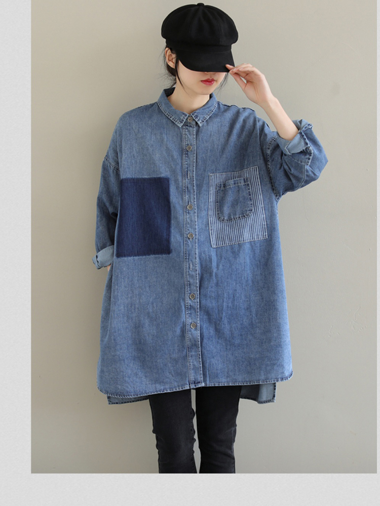 Spring Korean Style Denim Shir – обзор и цена Sewing Jackets