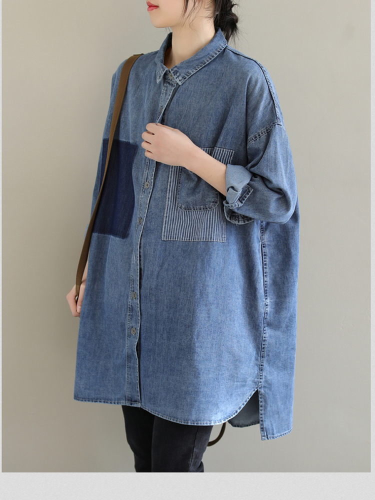 Spring Korean Style Denim Shir – обзор и цена Sewing Jackets
