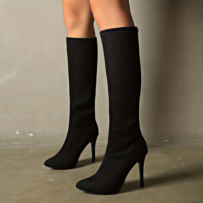 Women's Fashion Boots	Pointed  – обзор и цена Sewing Zipper