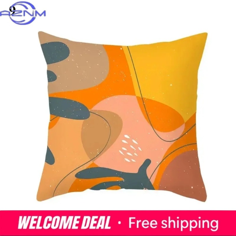 Boho Orange Abstract Cushion C – обзор и цена Century Textile & Sewing Supply Avenue C North Saskatoon Sk