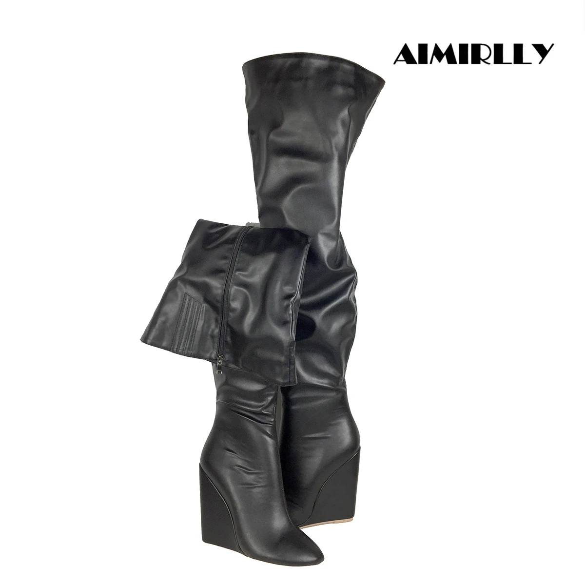 Women’s Black Over-the-Knee Bo – обзор и цена Sewing Zipper