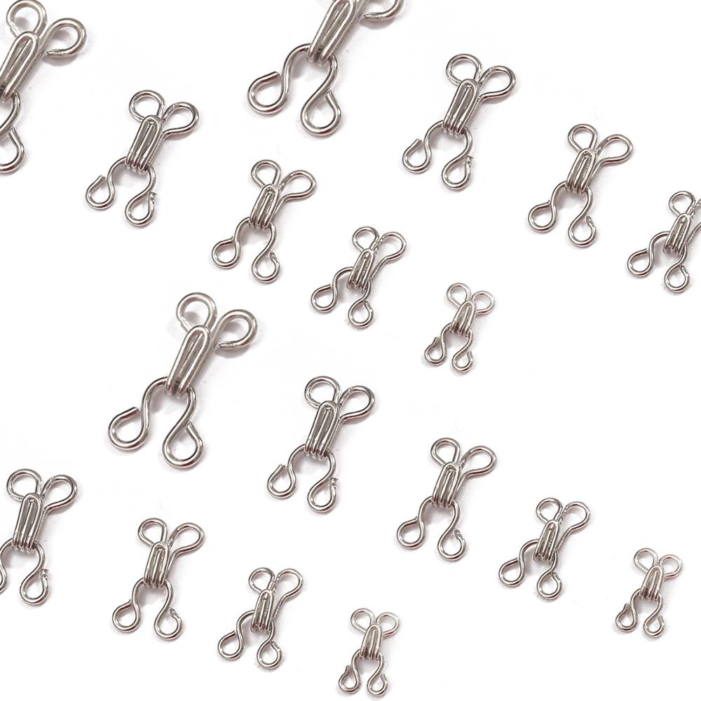 48Pcs  Metal Buckle Button Shi – обзор и цена Hook Eye Fastener