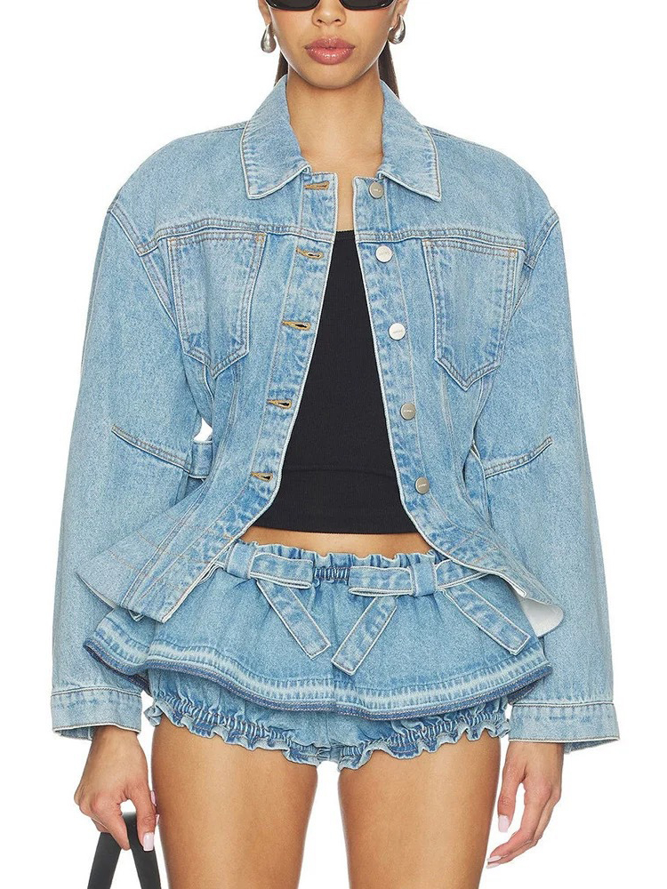 Women Denim Shorts Two Piece S – обзор и цена Sewing Jackets