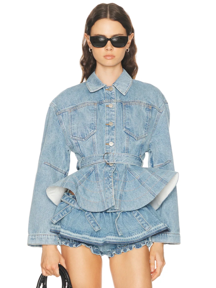 Women Denim Shorts Two Piece S – обзор и цена Sewing Jackets