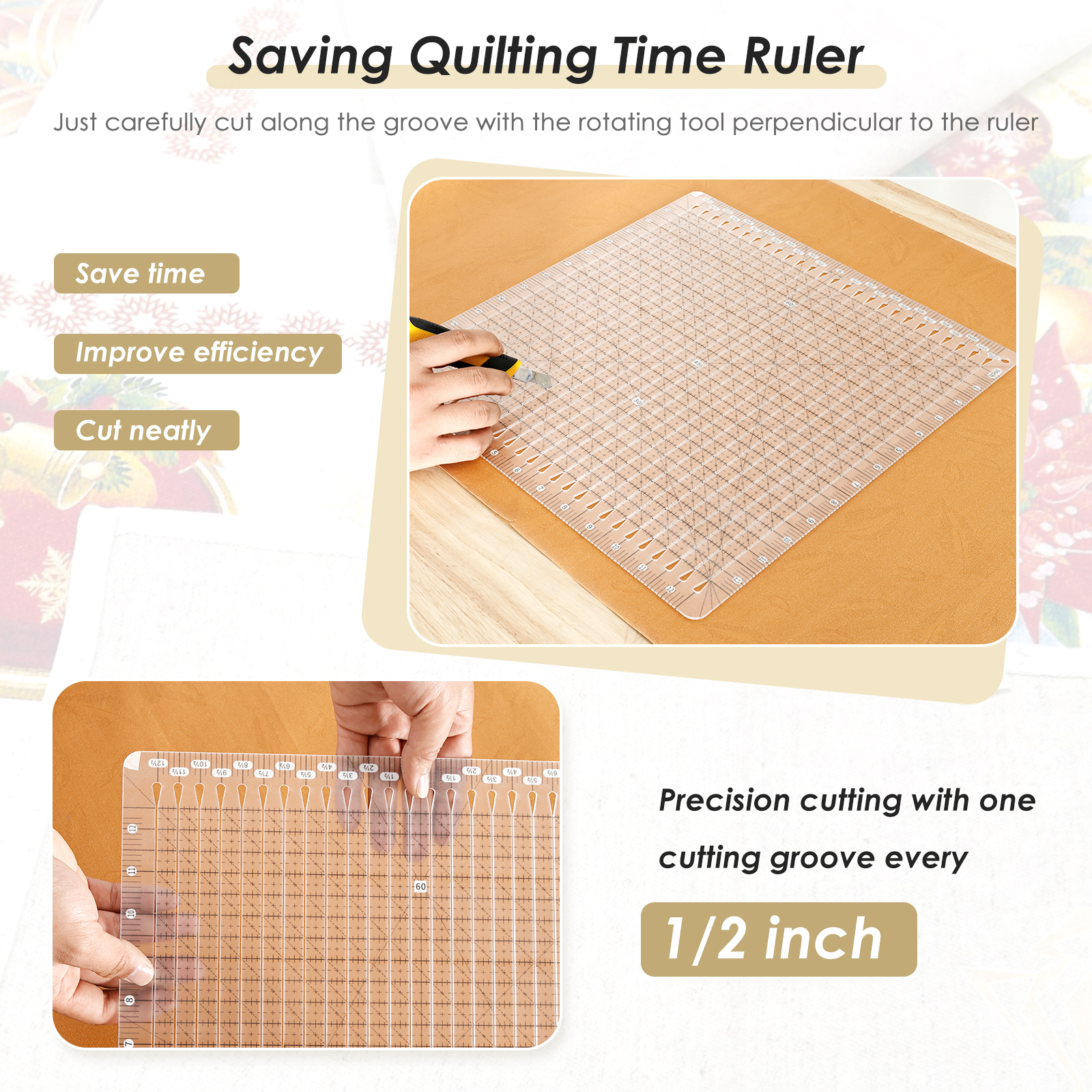 Quilting Ruler 12 x 12 Inches  – обзор и цена Quilting Ruler Square