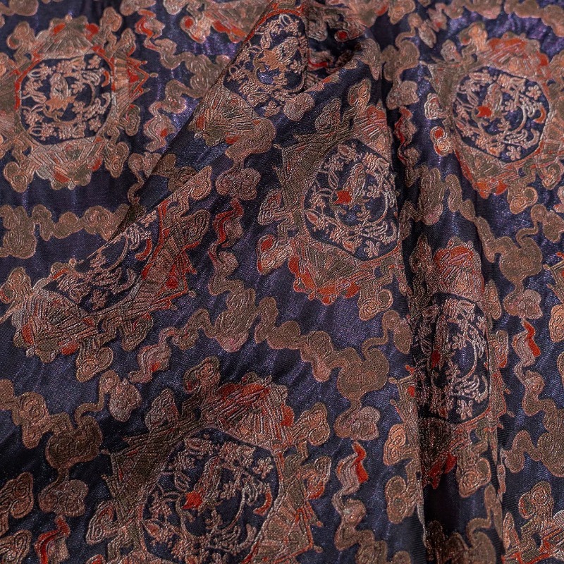 Purple Red Rayon Floral Jacqua – обзор и цена Sewing Fabric