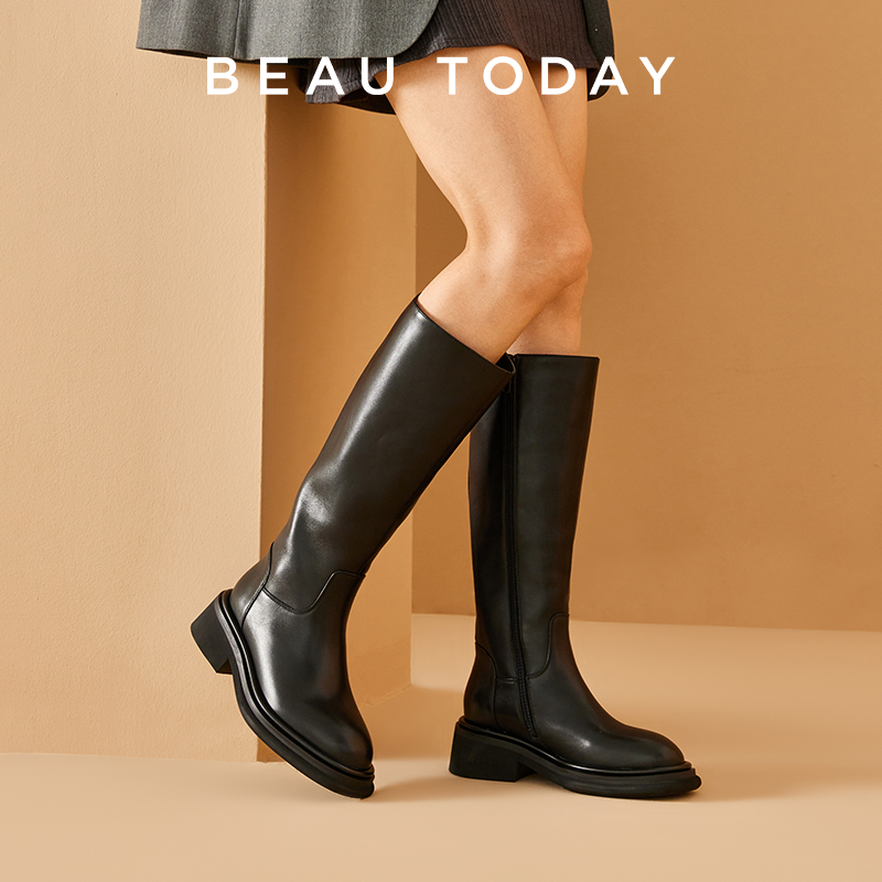 BEAUTODAY Long Boots Women Cal – обзор и цена Sewing Zipper