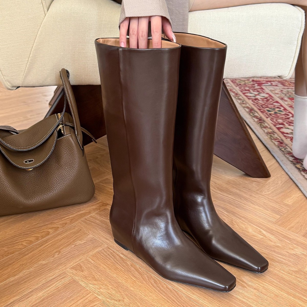Long boots women's 2025 autumn – обзор и цена Sewing Nylon