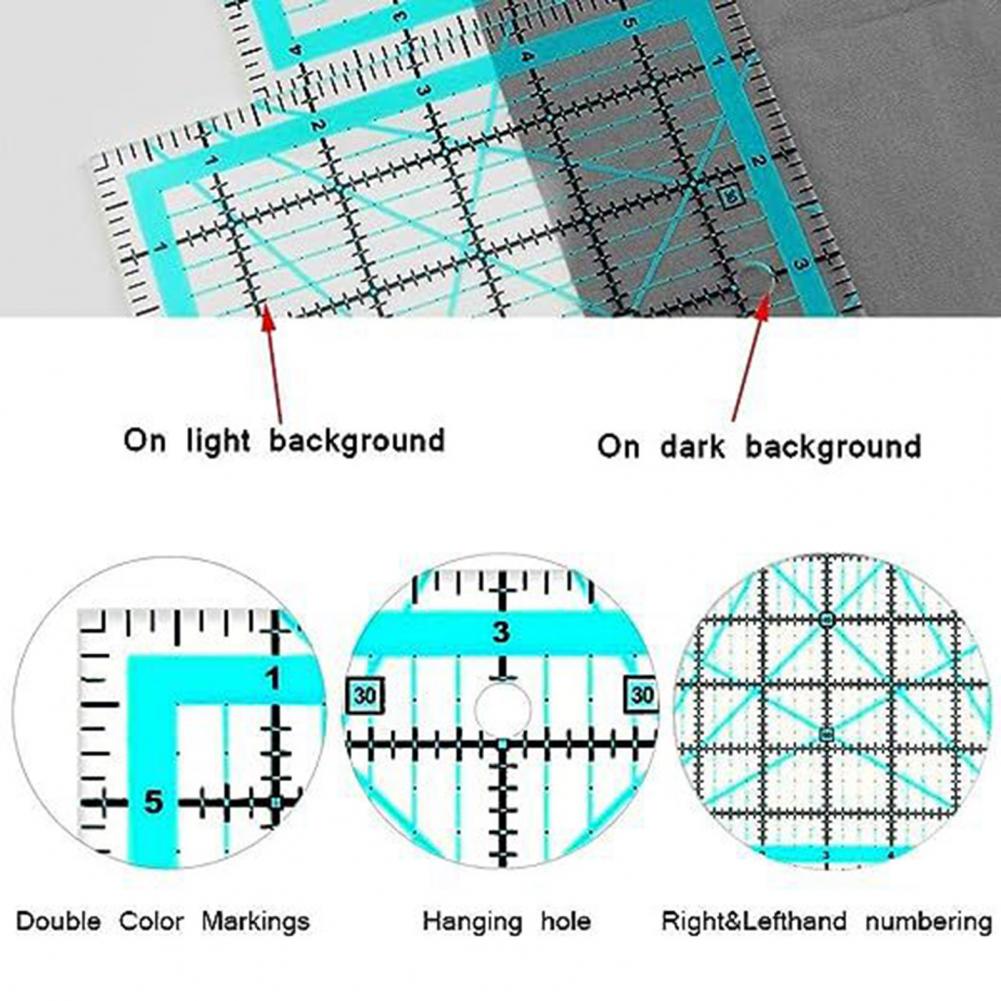 4Pcs Acrylic Quilting Ruler wi – обзор и цена Quilting Ruler Square