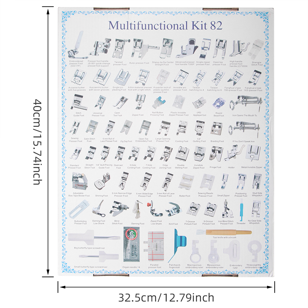 82pc/SET Full Set Sewing Machi – обзор и цена Sewing Art
