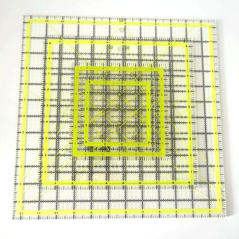 4Pcs Square Acrylic Quilting R – обзор и цена Quilting Ruler Square