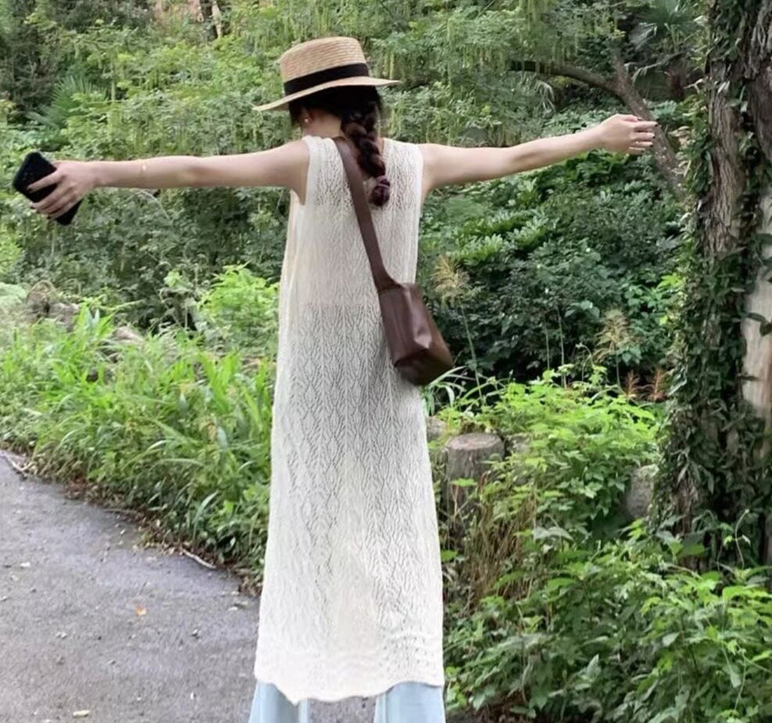 2026Boho Crochet Sleeveless Lo – обзор и цена Sewing Vest