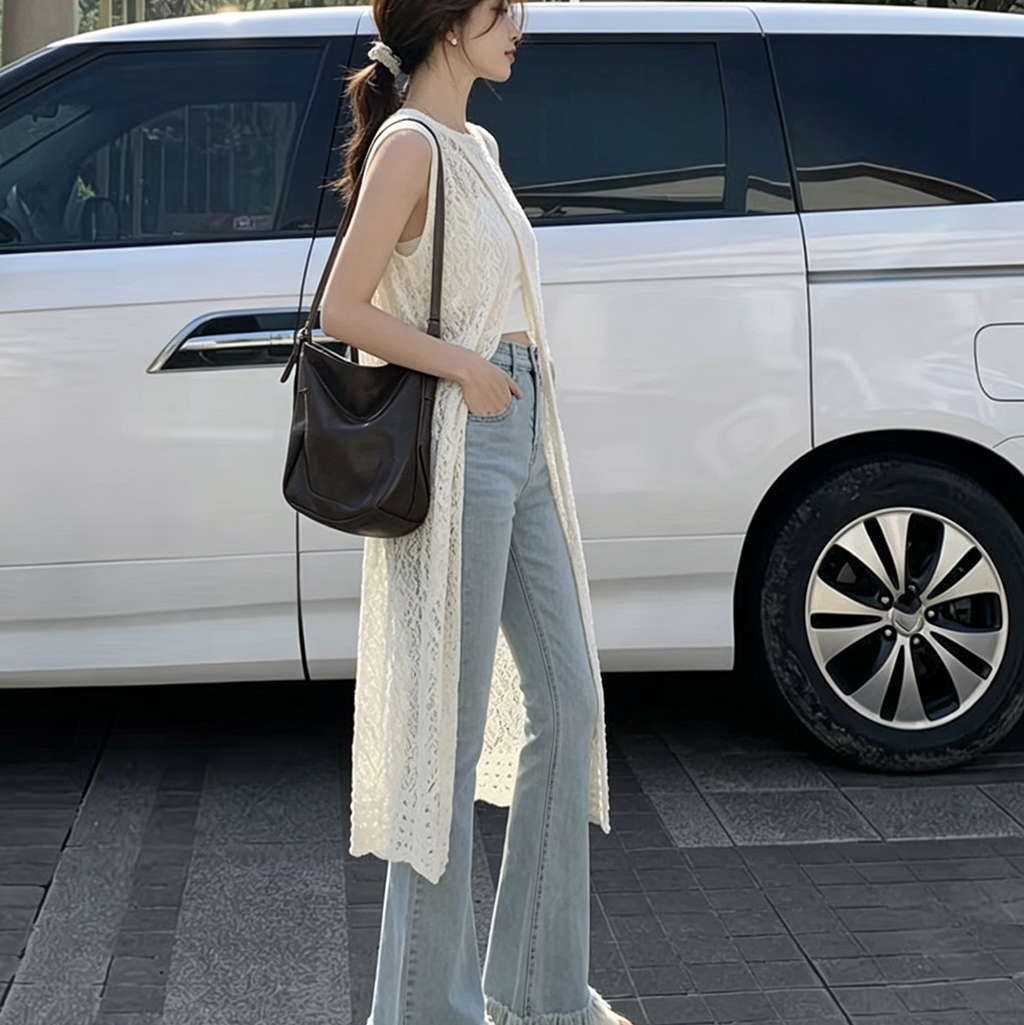 2026Boho Crochet Sleeveless Lo – обзор и цена Sewing Vest
