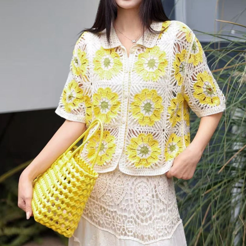 Granny Square Crochet Knit Pol – обзор и цена Sewing Jackets