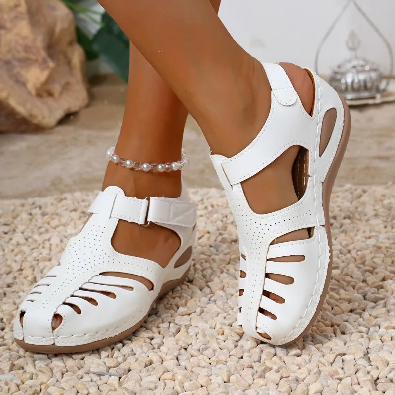 Women Closed Toe Fisherman San – обзор и цена Velcro Sew On