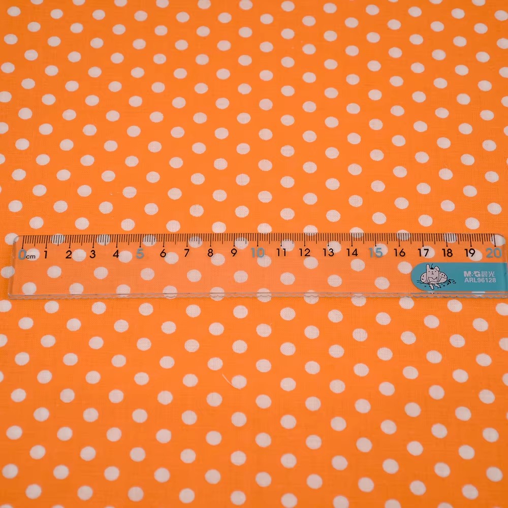 50X150CM White Orange Polka Do – обзор и цена Textile For Sewing