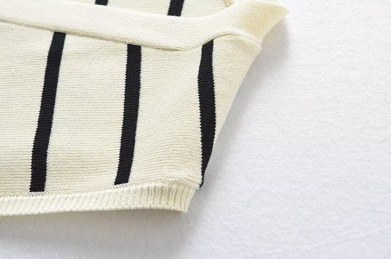 French striped knit vest women – обзор и цена Sewing Vest