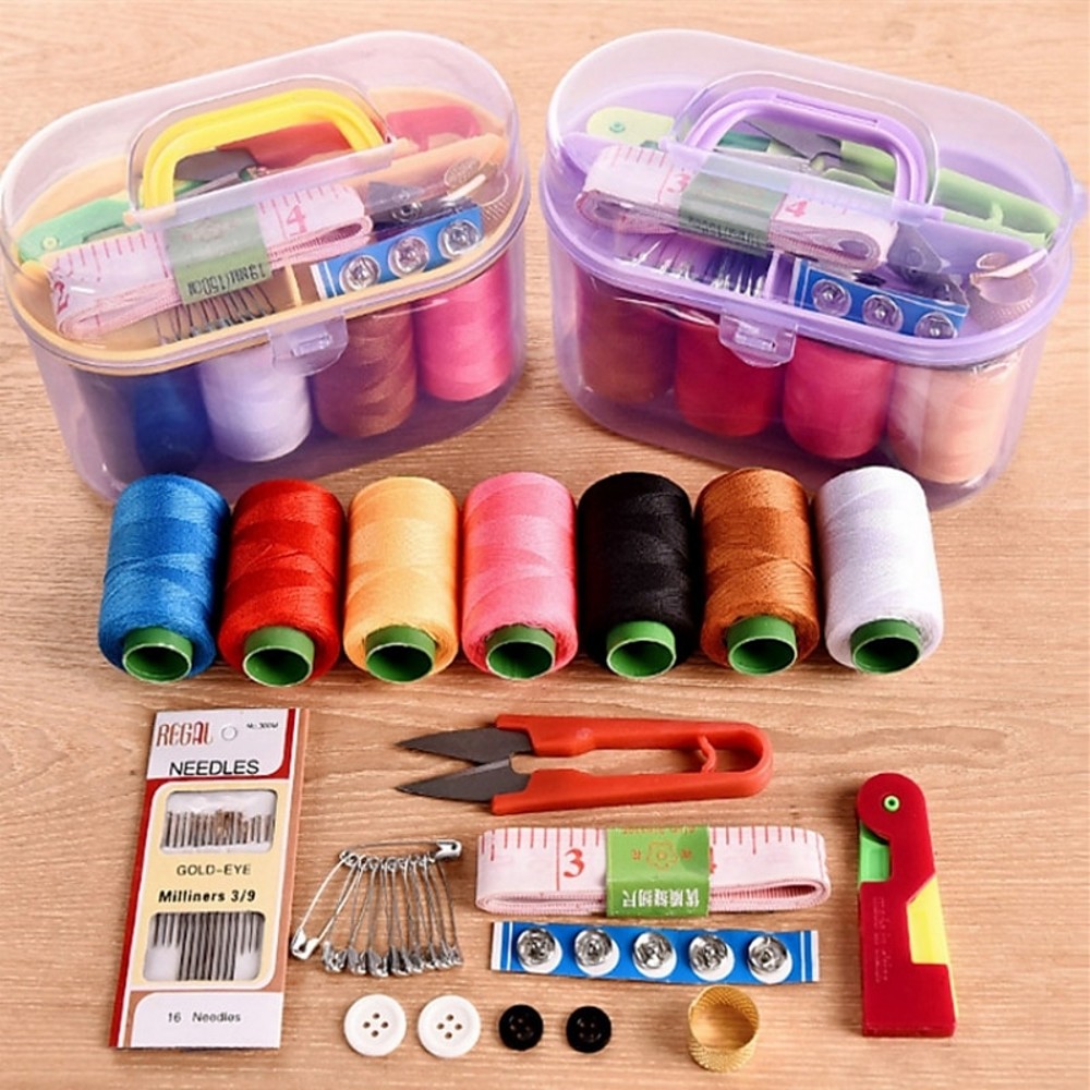 1Set Large Sewing Box Set Hous – обзор и цена Textile Sewing Kit