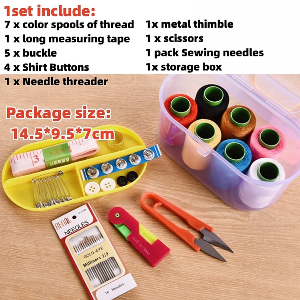 1Set Large Sewing Box Set Hous – обзор и цена Textile Sewing Kit