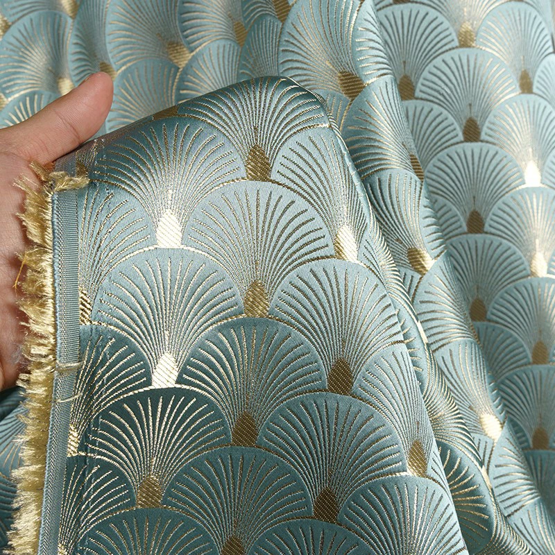 Ginkgo Leaf Fan Shaped Jacquar – обзор и цена Sewing Fabric