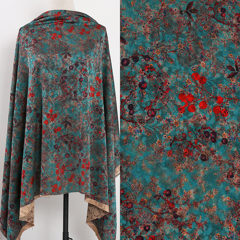 1m Floral Printed Fabric Imita – обзор и цена Textile For Sewing