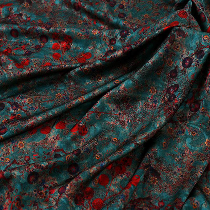 1m Floral Printed Fabric Imita – обзор и цена Textile For Sewing