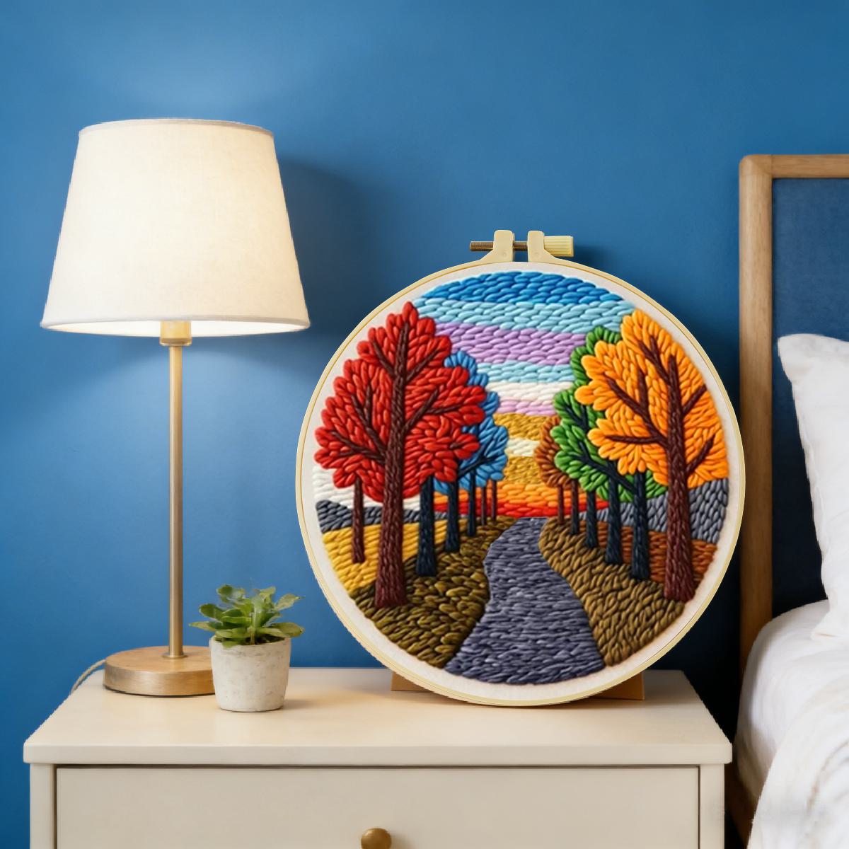 20X20CM/7.87inch Scenery punch – обзор и цена Is Sewing Textile Art