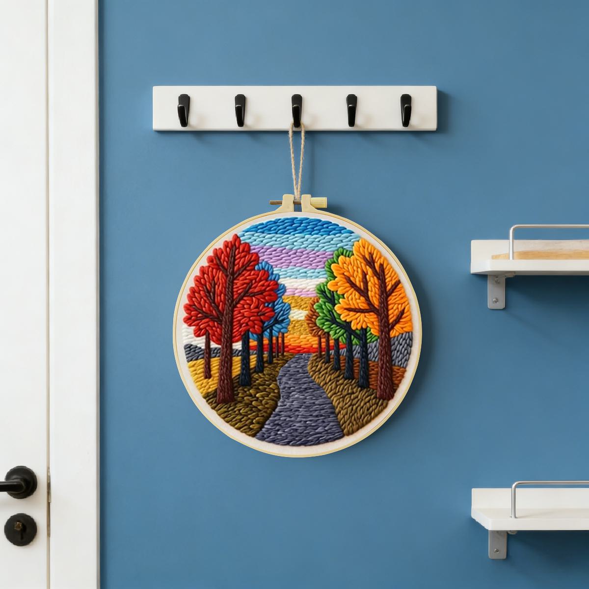 20X20CM/7.87inch Scenery punch – обзор и цена Is Sewing Textile Art