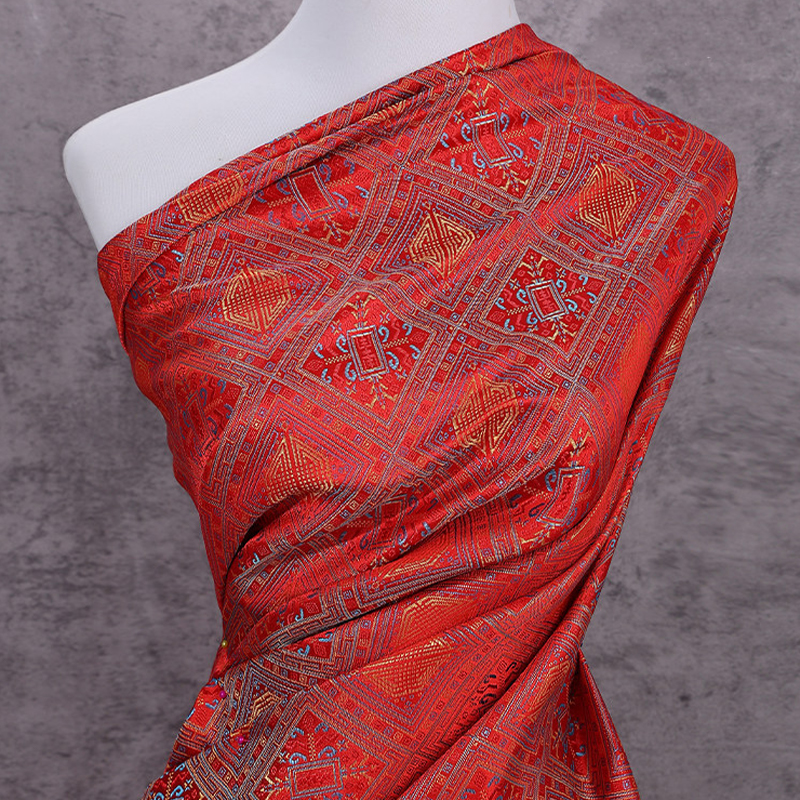 Chinese Style Jacquard Brocade – обзор и цена Sewing Fabric