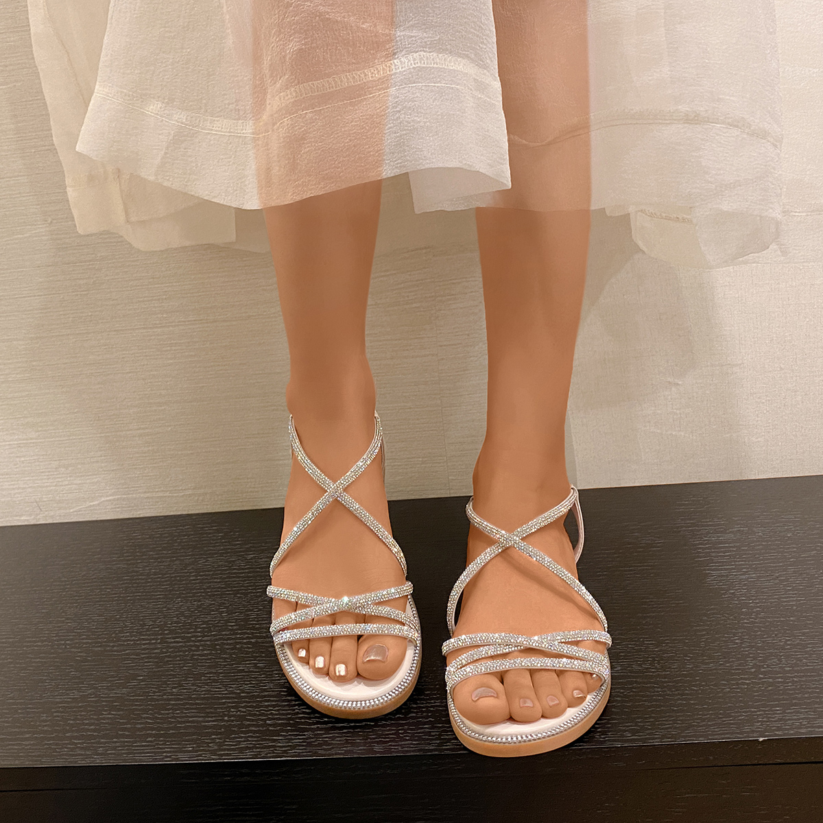 Summer Women Flat Sandals Rhin – обзор и цена Elastic Waistband Roll