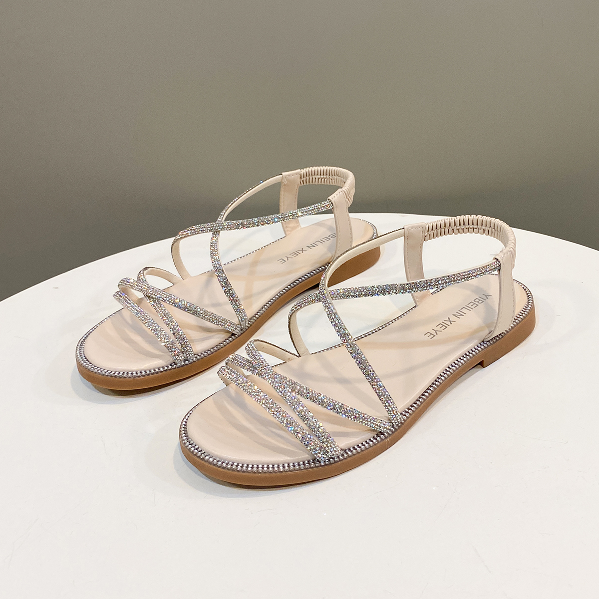 Summer Women Flat Sandals Rhin – обзор и цена Elastic Waistband Roll