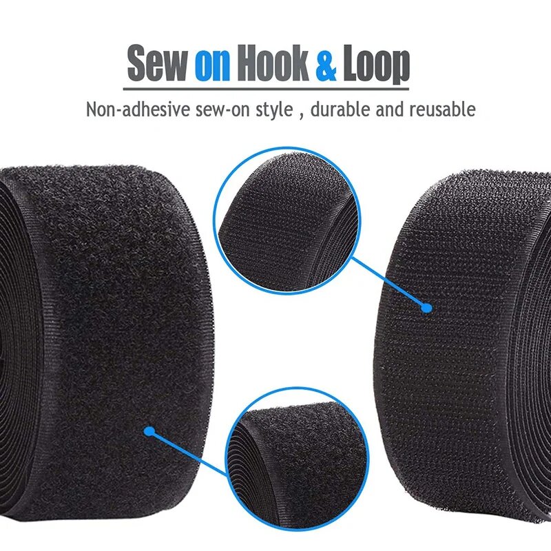 1/5Meter 50mm Wide Sew on Hook – обзор и цена Velcro Sew On
