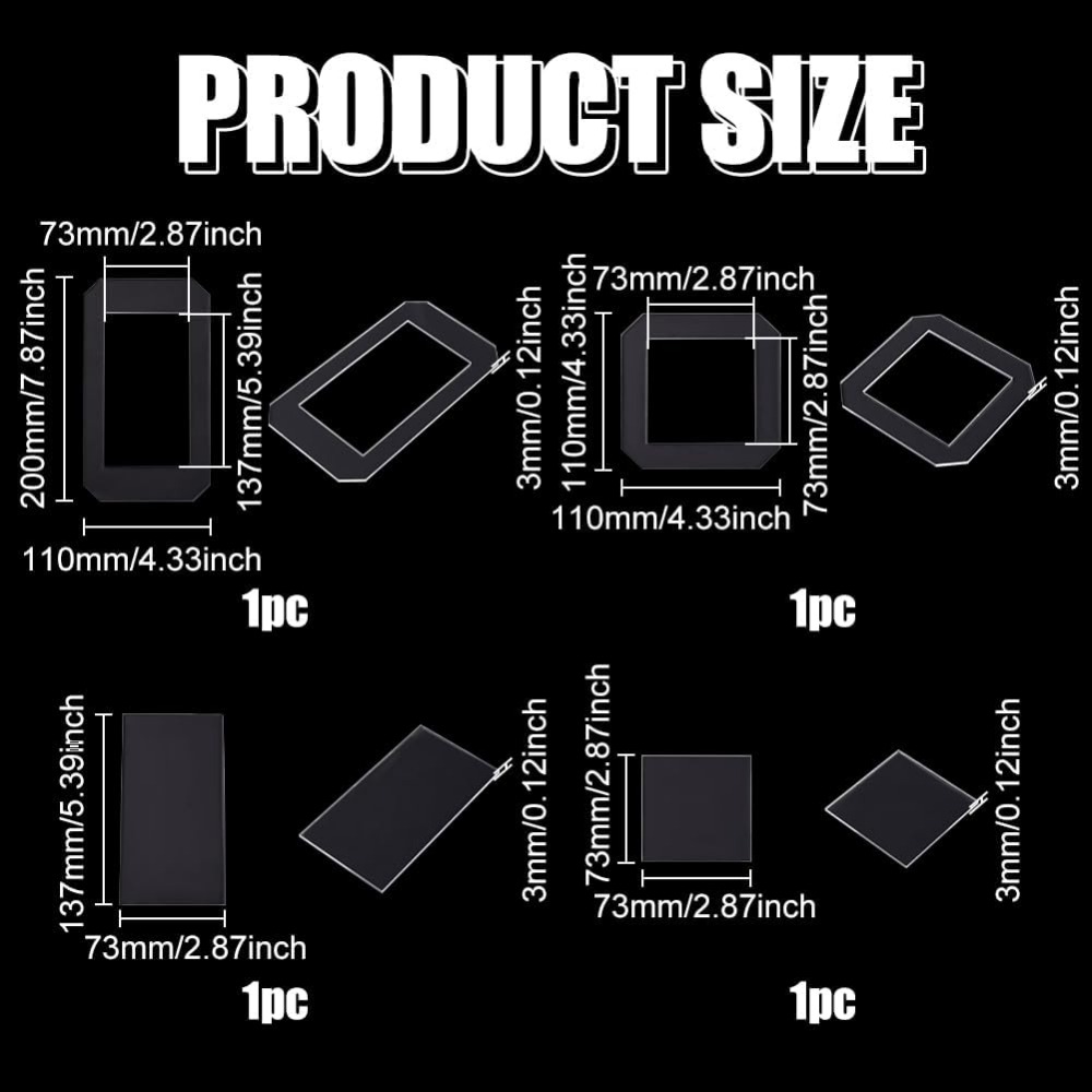2 Sets Quilting Template Clear – обзор и цена Quilting Ruler Square