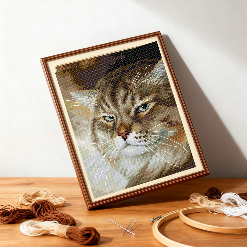 An Angry Cat HD Pattern Embroi – обзор и цена Textile Sewing Patterns