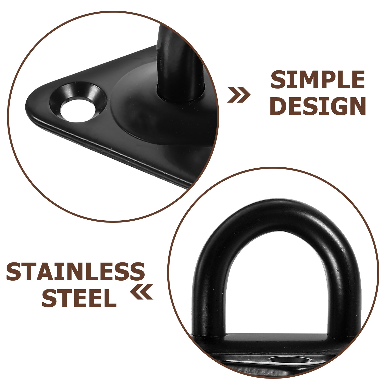 Stainless Steel 4 Pcs Pad Eye  – обзор и цена Hook Eye Fastener