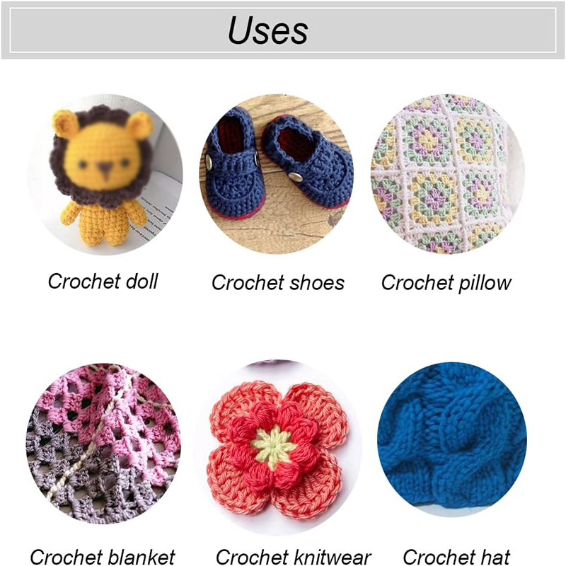 4 Pcs Stainless Steel Crochet  – обзор и цена Textile Sewing Kit