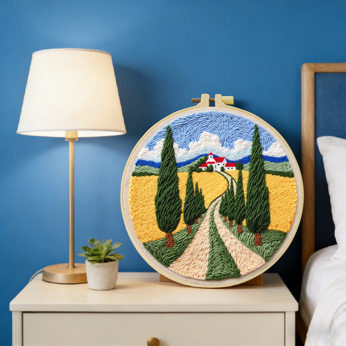 20X20CM/7.87inch field punch n – обзор и цена Is Sewing Textile Art