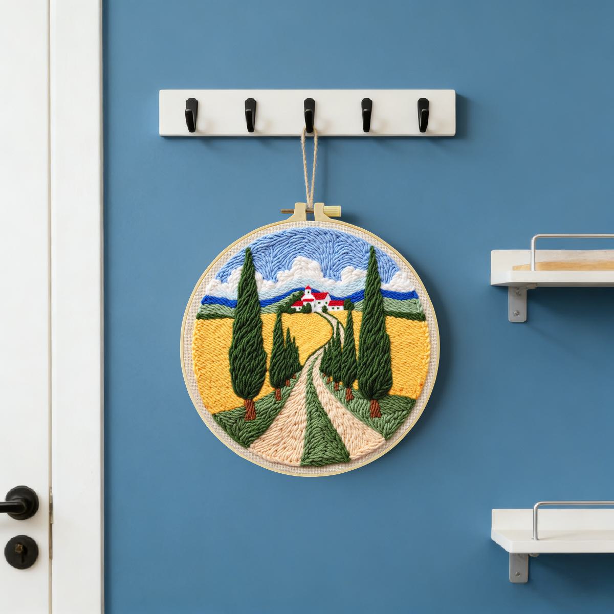 20X20CM/7.87inch field punch n – обзор и цена Is Sewing Textile Art