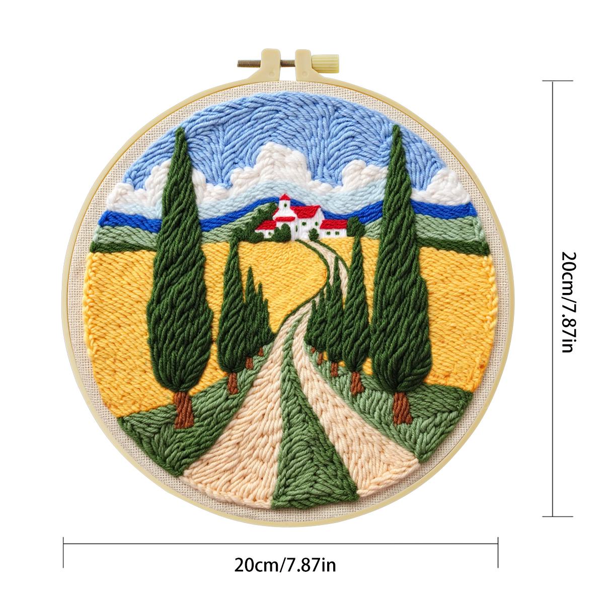 20X20CM/7.87inch field punch n – обзор и цена Is Sewing Textile Art