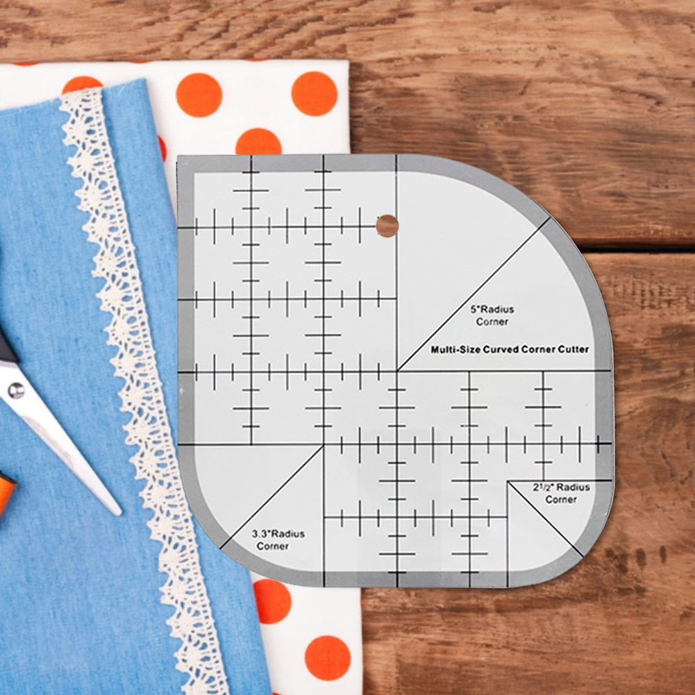 Non Slip Curved Corner Cutter  – обзор и цена Quilting Ruler Square