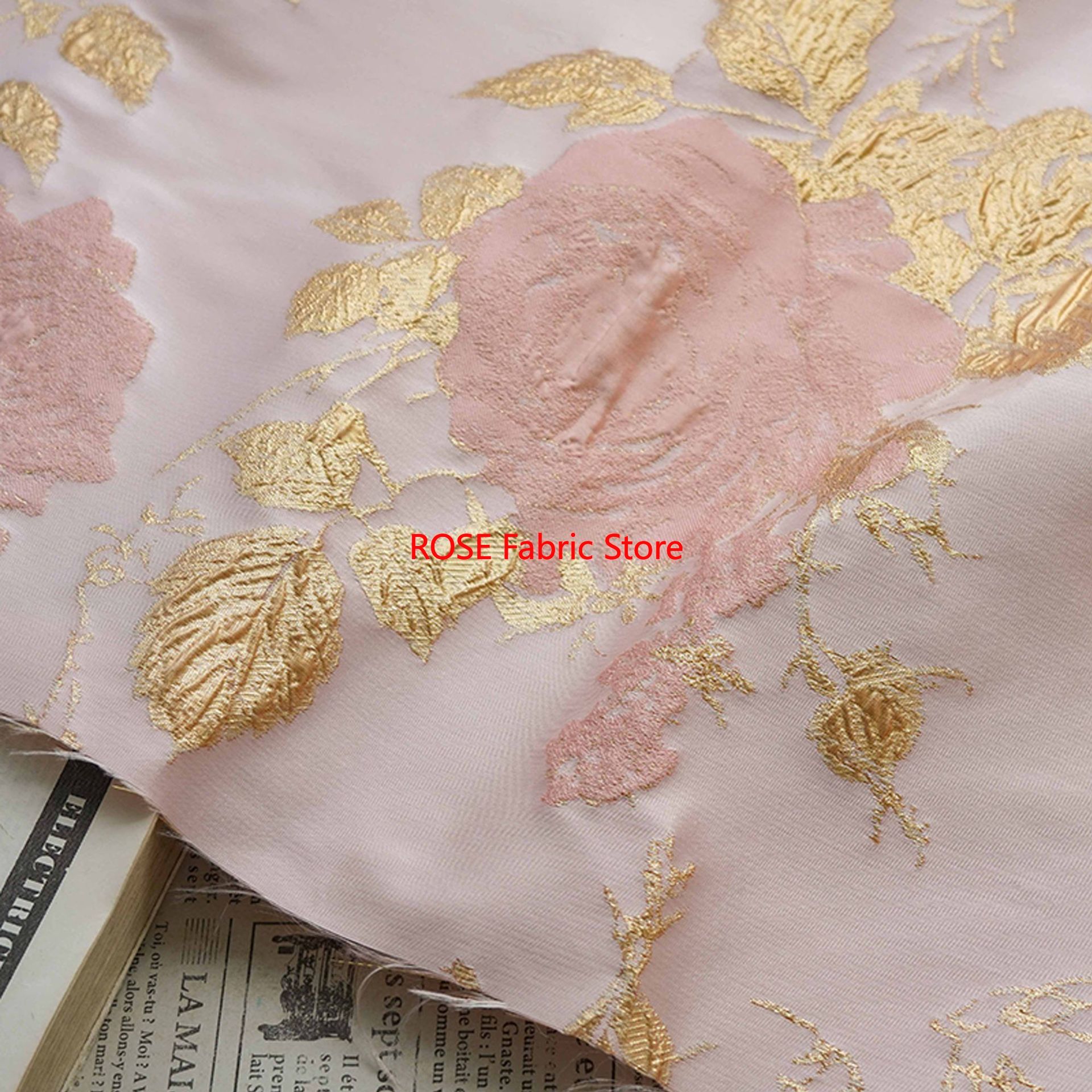 1 meter 3D Relief Gold Silk Fl – обзор и цена Sewing Vest