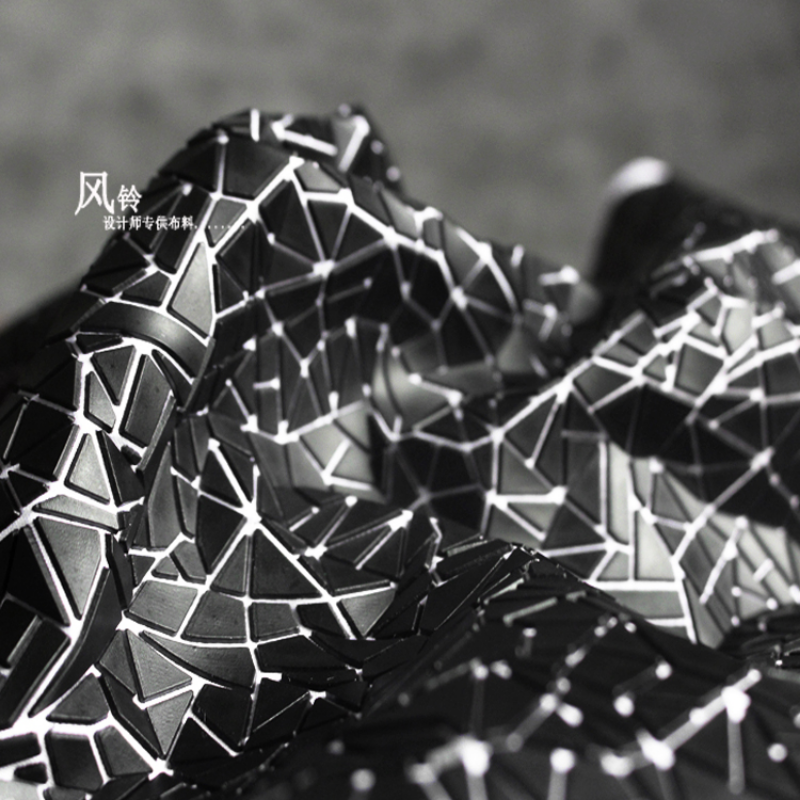 PU Fabric Black Irregular Shap – обзор и цена Is Sewing Textile Art