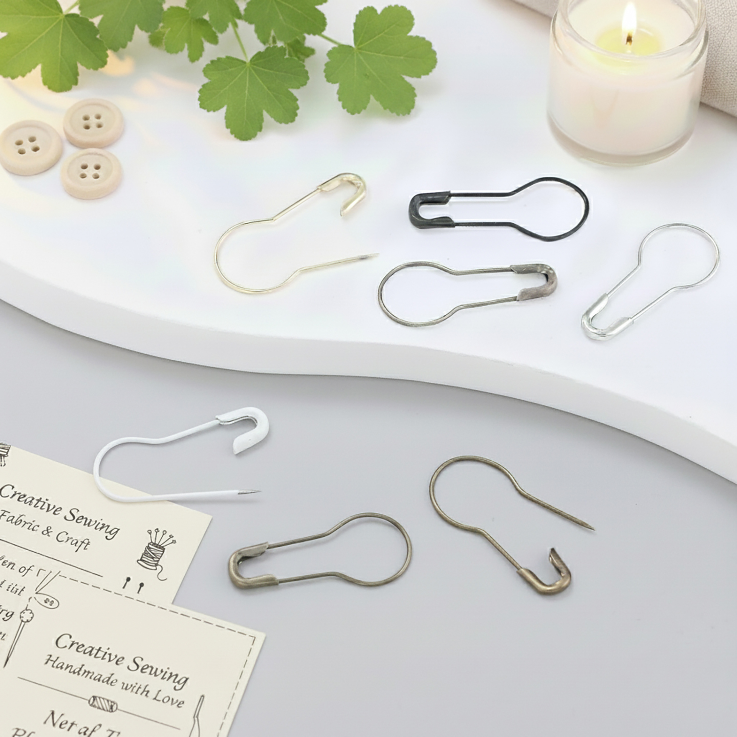 100Pcs/Lot Metal Gourd Safety  – обзор и цена Sewing Art