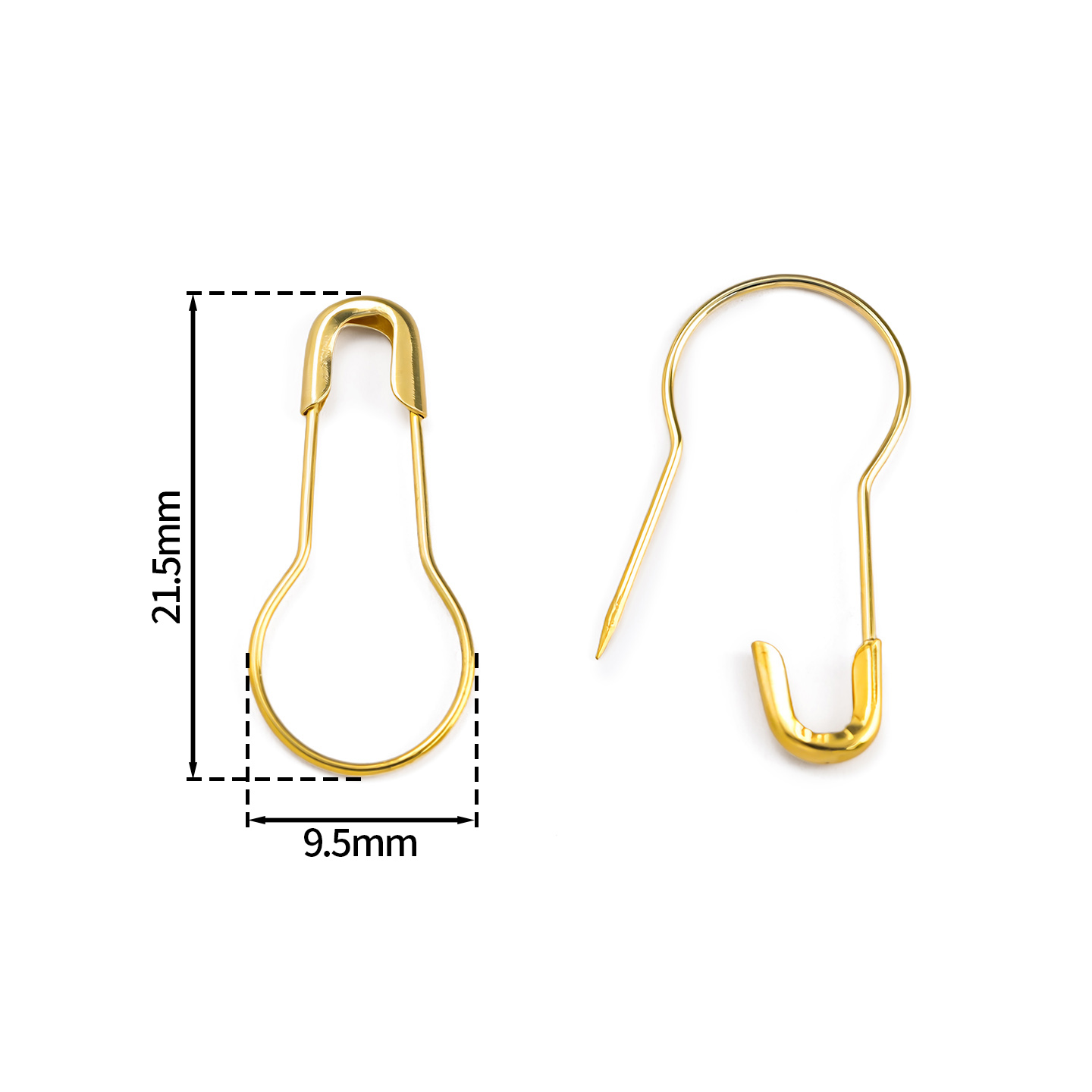 100Pcs/Lot Metal Gourd Safety  – обзор и цена Sewing Art