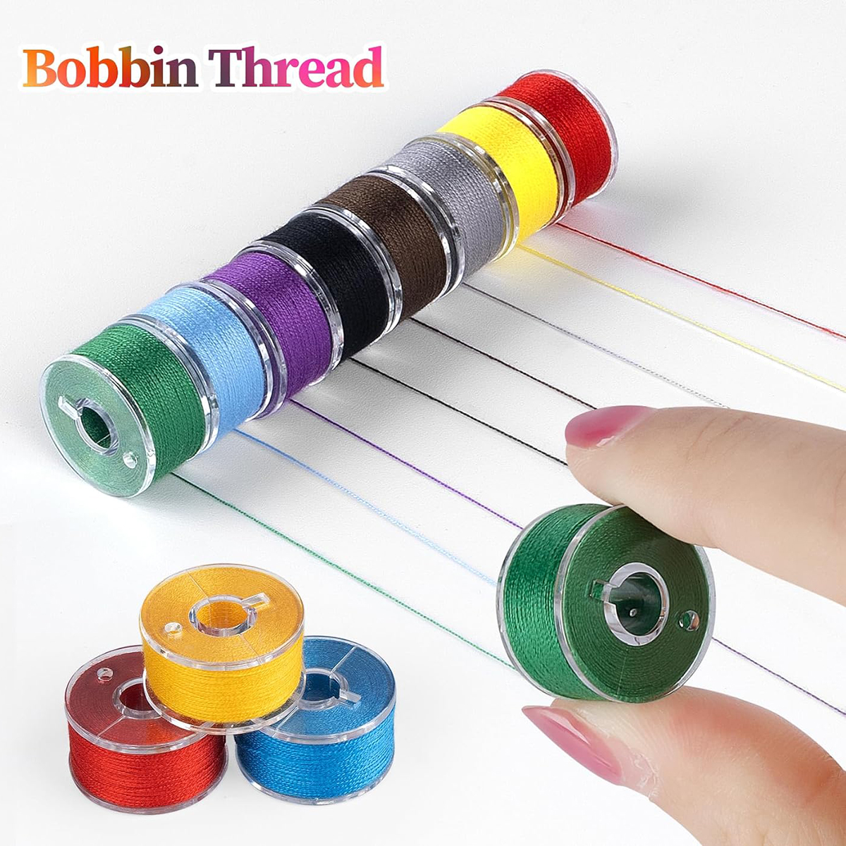 20Pcs Bobbins and Sewing Threa – обзор и цена Textile Sewing Kit