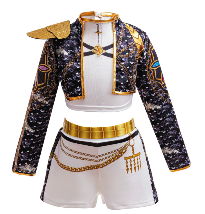 Kids Black Gold Sequined Jacke – обзор и цена Sewing Jackets